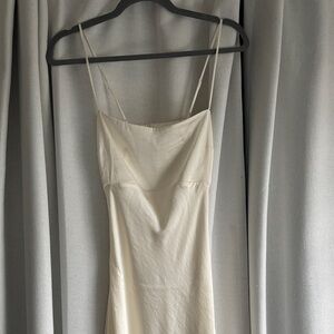The A&F Julia Slip Cowl Back-Bow Maxi Dress